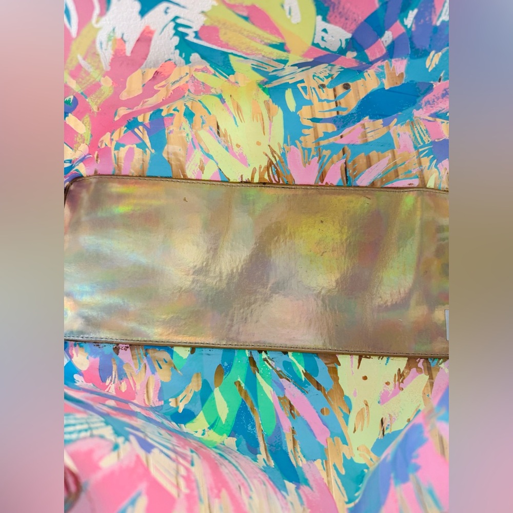 LILY PULITZER Multicolor Plastic Tote Bag - Picture 10 of 13